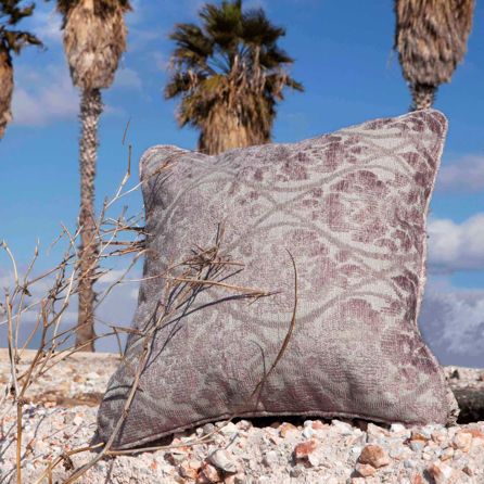 Εικόνα της ΔΙΑΚΟΣΜΗΤΙΚΗ ΜΑΞΙΛΑΡΟΘΗΚΗ DAMASK LIGHT PINK - ΑΜΜΟΥ