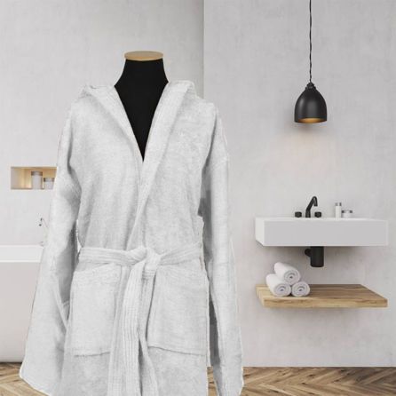 Εικόνα της ΜΠΟΥΡΝΟΥΖΙΑ HOODED - ΛΕΥΚΟ