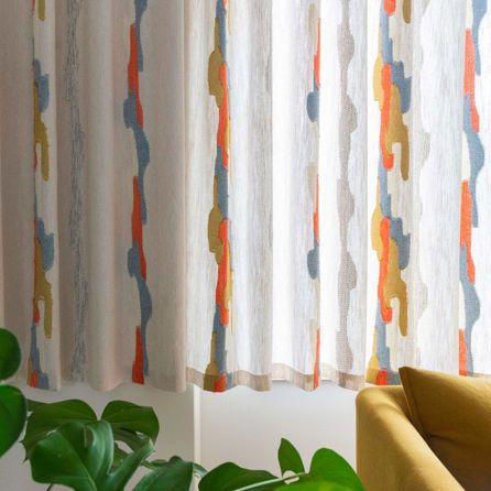 Εικόνα της ΥΦΑΣΜΑΤΑ ΚΟΥΡΤΙΝΑΣ AKERU - ORANGEADE