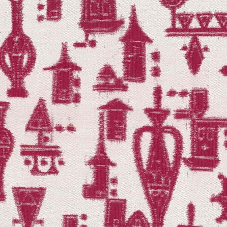 Εικόνα της ΥΦΑΣΜΑΤΑ ΚΟΥΡΤΙΝΑΣ SECRET VENUS - ROSSO