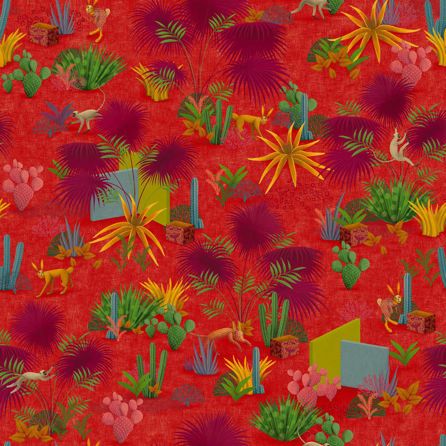 Εικόνα της ΥΦΑΣΜΑΤΑ ΕΠΙΠΛΩΣΕΩΝ MAGICO MEXICO - ROSSO