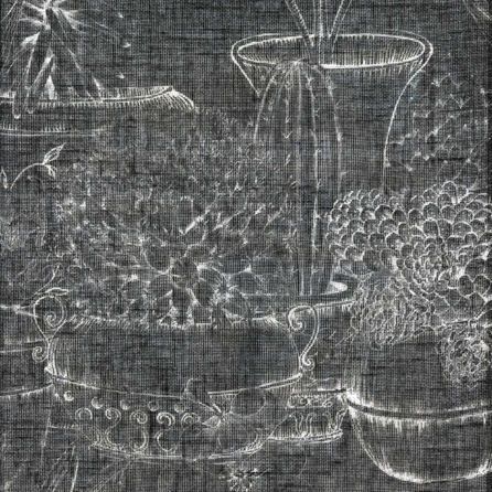 Εικόνα της ΥΦΑΣΜΑΤΑ ΚΟΥΡΤΙΝΑΣ CACTO - ΜΑΥΡΟ