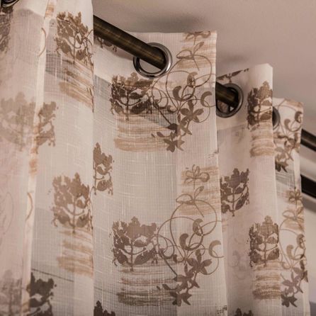 Εικόνα της ΚΟΥΡΤΙΝΑ ΜΕ ΤΡΟΥΚΣ HOME LINE - ΖΑΧΑΡΙ/ΜΠΕΖ