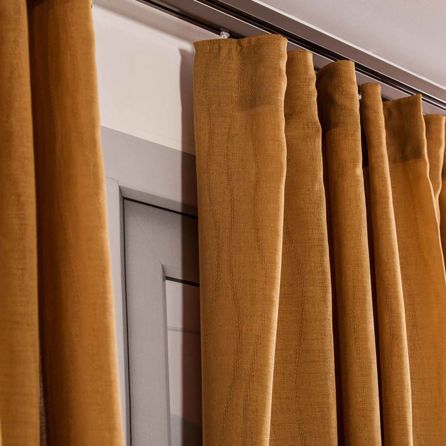 Εικόνα της ΚΟΥΡΤΙΝΑ ΜΕ ΤΡΕΣΑ HOME COLLECTION - ΧΡΥΣΟ