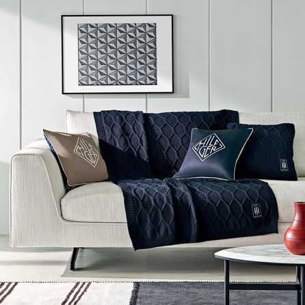 Εικόνα της ΚΟΥΒΕΡΤΑΚΙ ΚΑΝΑΠΕ TWIST DECOS - ΜΠΛΕ