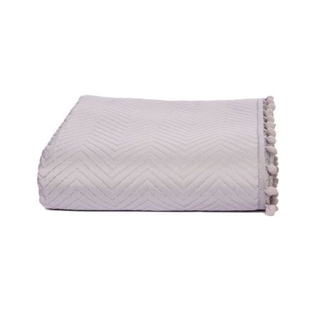 Εικόνα της ΚΑΛΥΜΜΑΤΑ ΚΡΕΒΑΤΙΟΥ BASIC COLLECTION ZIG - ΓΚΡΙ