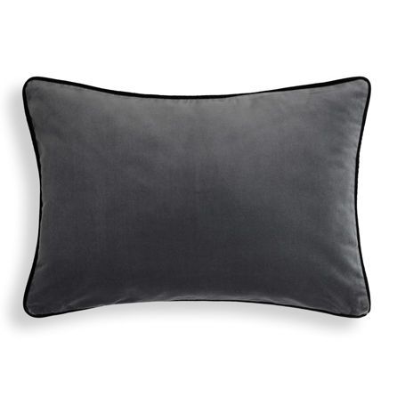 Εικόνα της ΔΙΑΚΟΣΜΗΤΙΚΗ ΜΑΞΙΛΑΡΟΘΗΚΗ VELOUR SOLID - ΓΚΡΙ/ΠΕΡΛΕ