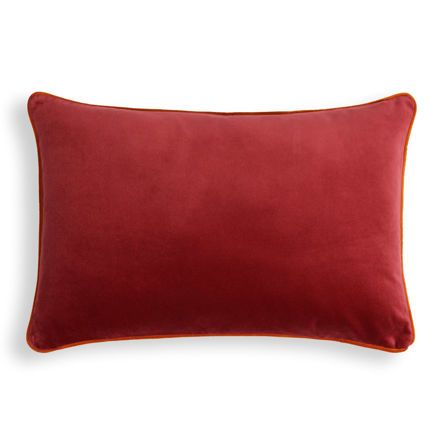 Εικόνα της ΔΙΑΚΟΣΜΗΤΙΚΗ ΜΑΞΙΛΑΡΟΘΗΚΗ VELOUR SOLID - ΜΠΟΡΝΤΟ