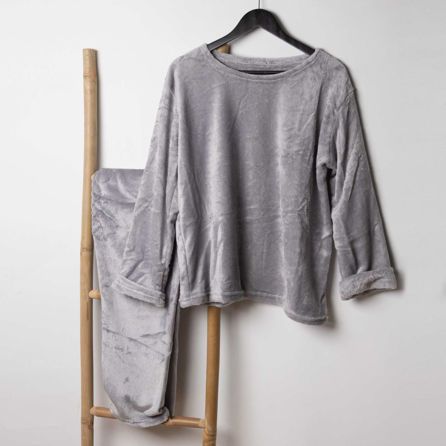 Εικόνα της ΠΥΤΖΑΜΑ HOME COLLECTION - ΓΚΡΙ