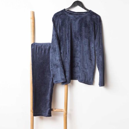 Εικόνα της ΠΥΤΖΑΜΑ HOME COLLECTION - ΜΠΛΕ