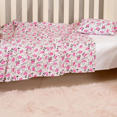 Εικόνα της ΣΕΝΤΟΝΙ ΒΡΕΦΙΚΟ LOVE FLUOR - ΦΟΥΞΙΑ/ΛΕΥΚΟ