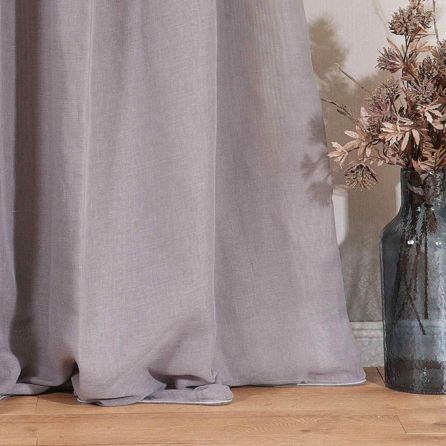 Εικόνα της ΚΟΥΡΤΙΝΑ ΜΕ ΤΡΕΣΑ HOME COLLECTION - ΓΚΡΙ