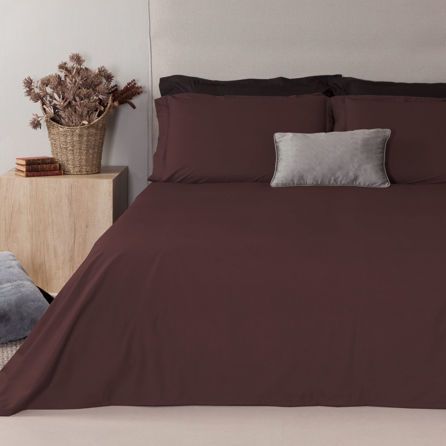 Εικόνα της ΣΕΝΤΟΝΙΑ PREMIUM PERCALE - ΚΑΦΕ/ΜΑΥΡΟ