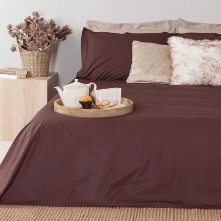 Εικόνα της ΠΑΠΛΩΜΑΤΟΘΗΚΕΣ PREMIUM PERCALE - ΚΑΦΕ/ΜΑΥΡΟ