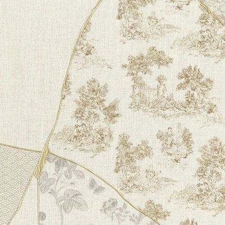 Εικόνα της ΤΑΠΕΤΣΑΡΙΑ ΜΕ ΜΟΤΙΒΟ KINTSUGI - ΕΚΡΟΥ