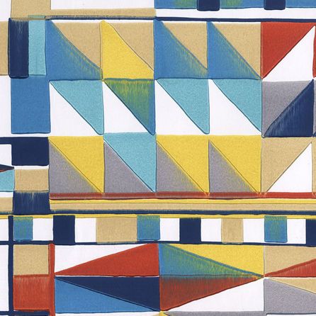 Εικόνα της ΤΑΠΕΤΣΑΡΙΑ ΜΕ ΜΟΤΙΒΟ TIEBELE - ΜΠΛΕ/ΚΙΤΡΙΝΟ/ΓΑΛΑΖΙΟ