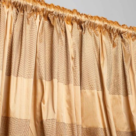 Εικόνα της ΚΟΥΡΤΙΝΑ ΜΕ ΤΡΕΣΑ HOME LINE - ΚΑΦΕ/ΧΡΥΣΟ