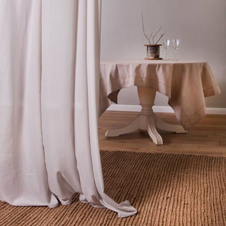 Εικόνα της ΚΟΥΡΤΙΝΑ ΜΕ ΤΡΕΣΑ HOME LINE - ΓΚΡΙ ΑΝΟΙΧΤΟ