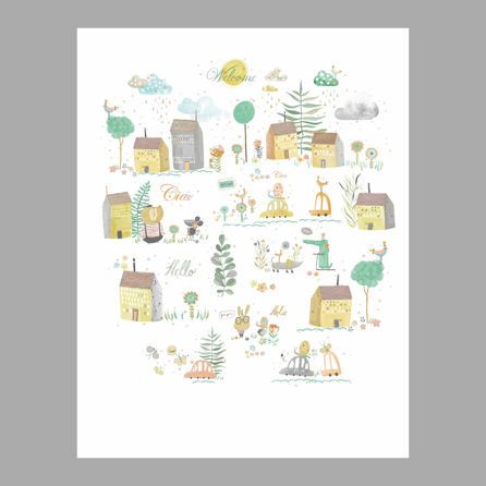 Εικόνα της ΤΑΠΕΤΣΑΡΙΑ ΠΑΙΔΙΚΗ MURAL BEEP - ΠΟΛΥΧΡΩΜΟ