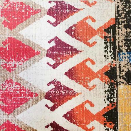 Εικόνα της ΥΦΑΣΜΑΤΑ ΕΠΙΠΛΩΣΕΩΝ DAKHLA ALLOVER - ΦΟΥΞΙΑ/ΚΙΤΡΙΝΟ