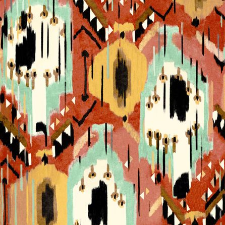 Εικόνα της ΤΑΠΕΤΣΑΡΙΑ ΜΕ ΜΟΤΙΒΟ TRIBU - ΠΟΡΤΟΚΑΛΙ/ΚΙΤΡΙΝΟ