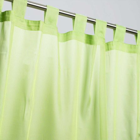 Εικόνα της ΚΟΥΡΤΙΝΑ ΜΕ ΤΙΡΑΝΤΕΣ STRIPE COLLECTION - ΠΡΑΣΙΝΟ