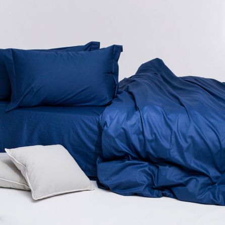 Εικόνα της ΣΕΝΤΟΝΙΑ SOLID SATIN - ΜΠΛΕ