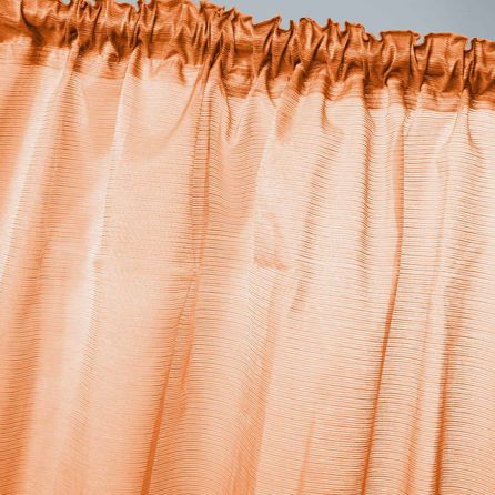 Εικόνα της ΚΟΥΡΤΙΝΑ ΜΕ ΤΡΕΣΑ HOME COLLECTION - ΠΟΡΤΟΚΑΛΙ