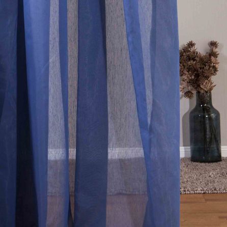 Εικόνα της ΚΟΥΡΤΙΝΑ ΜΕ ΤΡΕΣΑ HOME LINE - ΜΠΛΕ ΣΚΟΥΡΟ