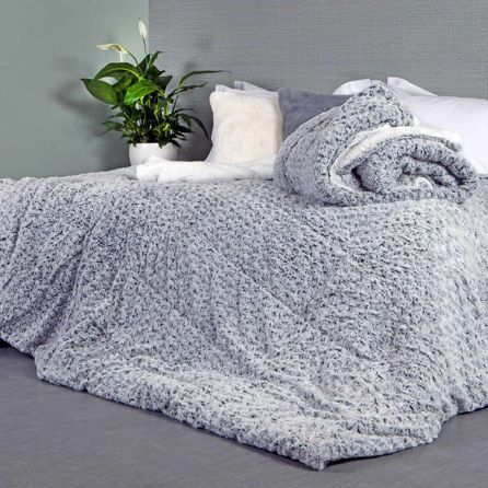 Εικόνα της ΠΑΠΛΩΜΑΤΑ FUR&SHERPA - ΓΚΡΙ ΣΚΟΥΡΟ