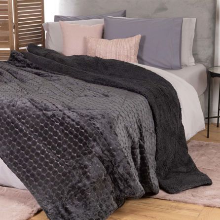 Εικόνα της ΚΟΥΒΕΡΤΕΣ WINTER COLLECTION - ΓΚΡΙ/ΜΑΥΡΟ