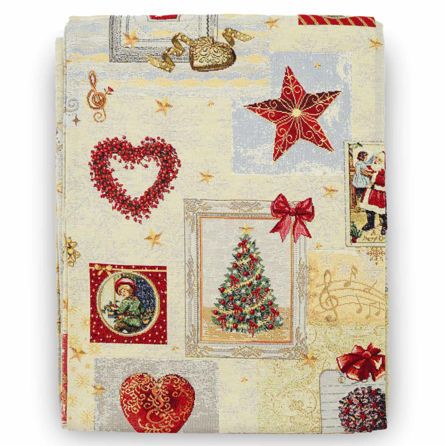 Εικόνα της ΧΡΙΣΤΟΥΓΕΝΝΙΑΤΙΚΑ CHRISTMAS COLLECTION - ΕΚΡΟΥ/ΚΟΚΚΙΝΟ