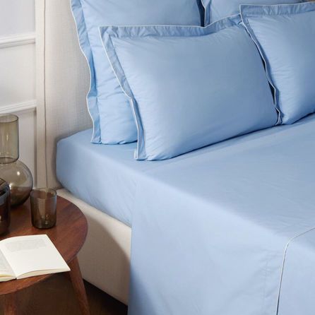 Εικόνα της ΠΑΠΛΩΜΑΤΟΘΗΚΕΣ UNIS PERCALE 94 FILS - ΓΑΛΑΖΙΟ-ΓΚΡΙ