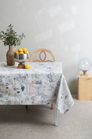 Εικόνα της ΤΡΑΠΕΖΟΜΑΝΤΗΛΑ ATLANTIS 2 - ΛΕΥΚΟ/ΜΠΛΕ