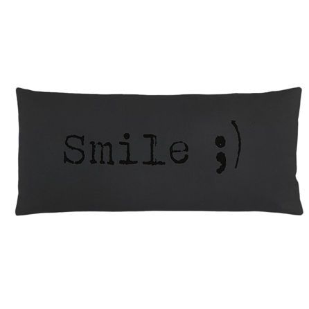 Εικόνα της ΔΙΑΚΟΣΜΗΤΙΚΟ ΜΑΞΙΛΑΡΙ HYGGE - ΑΝΘΡΑΚΙ