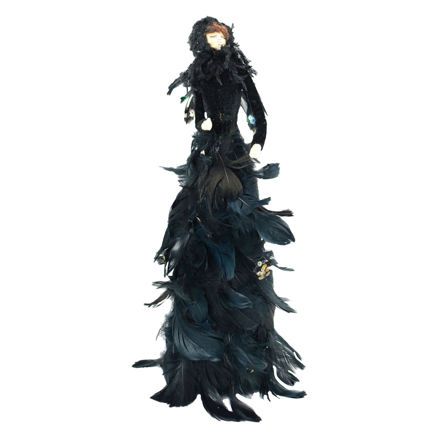 Εικόνα της ΧΡΙΣΤΟΥΓΕΝΝΙΑΤΙΚΑ SH305 ΑΓΓΕΛΑΚΙ ΜΕ ΦΤ - ΜΑΥΡΟ