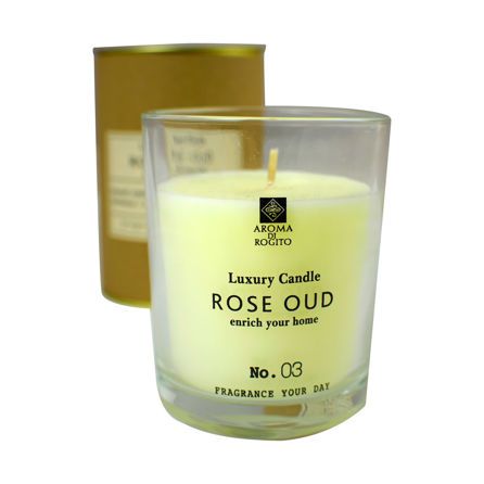 Εικόνα της ΑΡΩΜΑΤΙΣΜΟΣ ΧΩΡΟΥ LUXURY CANDLE - ΔΙΑΦΑΝΟ