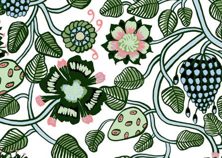 Εικόνα της ΤΑΠΕΤΣΑΡΙΑ ΜΕ ΜΟΤΙΒΟ PIENI TIARA - ΑΣΠΡΟ-ΛΑΧΑΝΙ