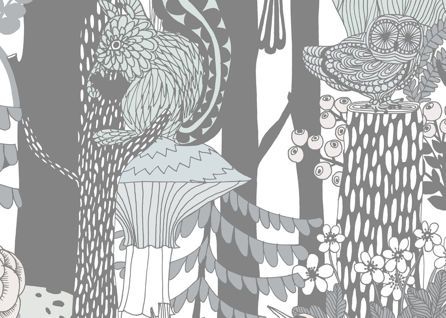 Εικόνα της ΤΑΠΕΤΣΑΡΙΑ ΜΕ ΜΟΤΙΒΟ PIKKUVELJEKSET - ΓΚΡΙ ΑΝΟΙΧΤΟ/ΛΕΥΚΟ