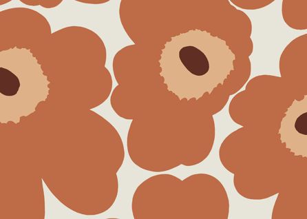 Εικόνα της ΤΑΠΕΤΣΑΡΙΑ ΜΕ ΜΟΤΙΒΟ UNIKKO - ΚΕΡΑΜΙΔΙ /ΛΕΥΚΟ