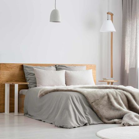 Εικόνα της ΣΕΝΤΟΝΙΑ PREMIUM PERCALE NOTT - ΓΚΡΙ