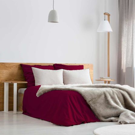 Εικόνα της ΠΑΠΛΩΜΑΤΟΘΗΚΕΣ PREMIUM PERCALE NOTT - ΜΠΟΡΝΤΟ