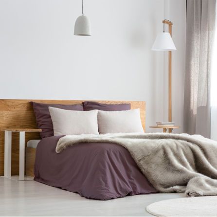 Εικόνα της ΠΑΠΛΩΜΑΤΟΘΗΚΕΣ PREMIUM PERCALE NOTT - ΜΩΒ
