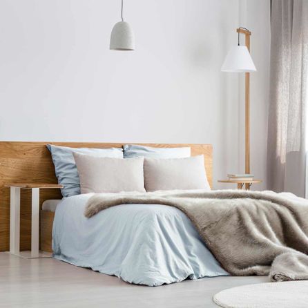 Εικόνα της ΠΑΠΛΩΜΑΤΟΘΗΚΕΣ PREMIUM PERCALE NOTT - ΓΑΛΑΖΙΟ